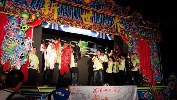 新世界布袋戲展演照片（王清為  提供）圖片